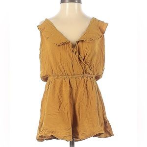 🌹2x$14 Ambiance mustard yellow romper